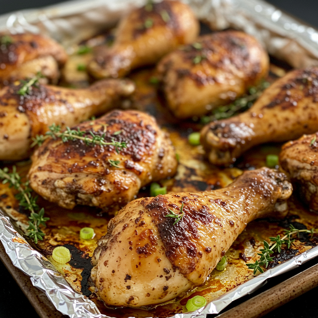 2. Muslos de pollo jerk al horno fáciles