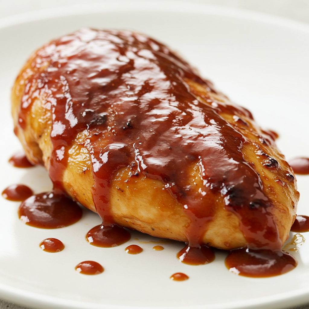 7. Pechuga de pollo al horno a la barbacoa