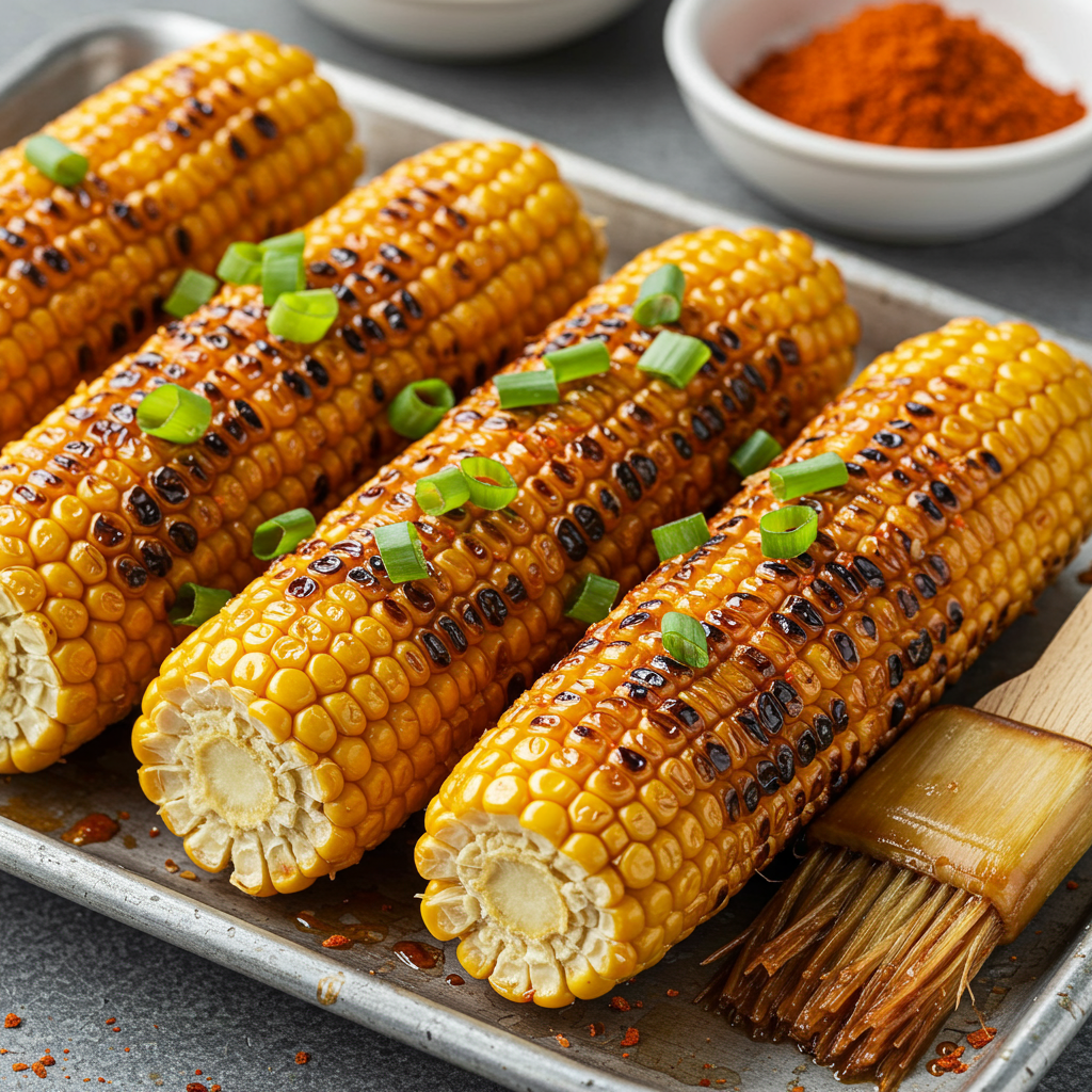 9. Maíz coreano a la parrilla