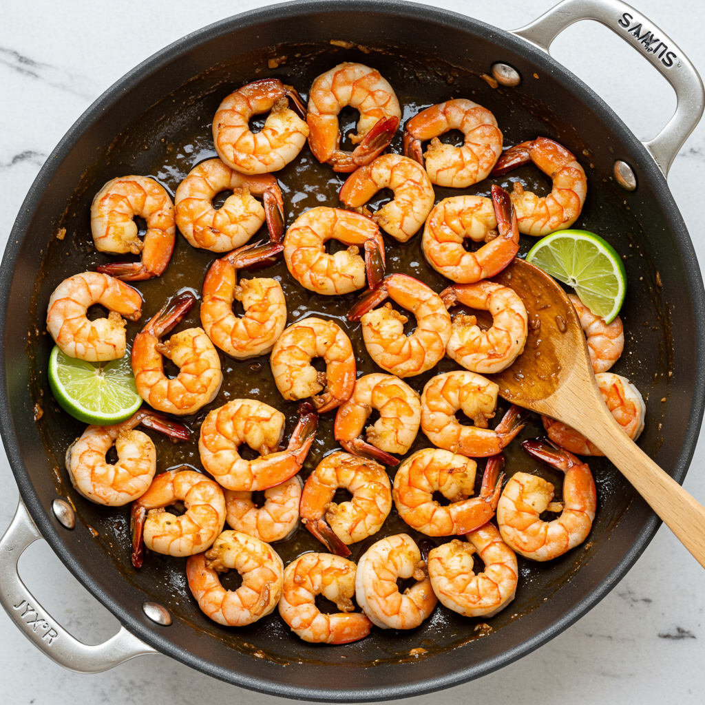 9. Camarones Jerk rápidos al horno