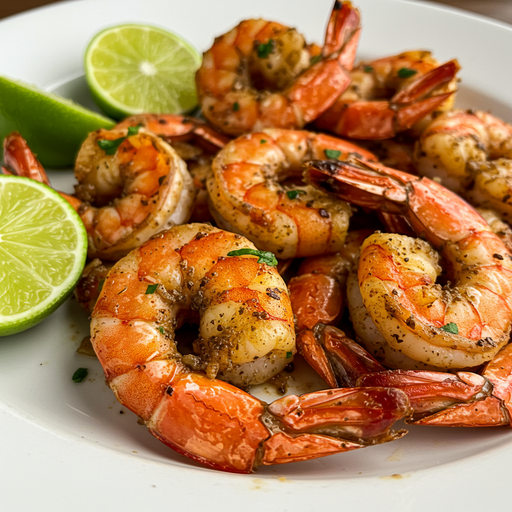 10. Camarones caribeños jerk sencillos