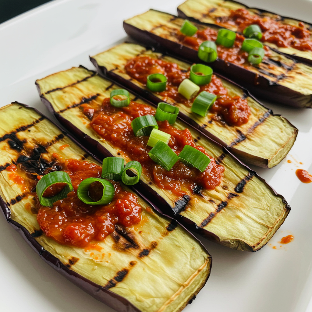 17. Berenjena a la barbacoa coreana