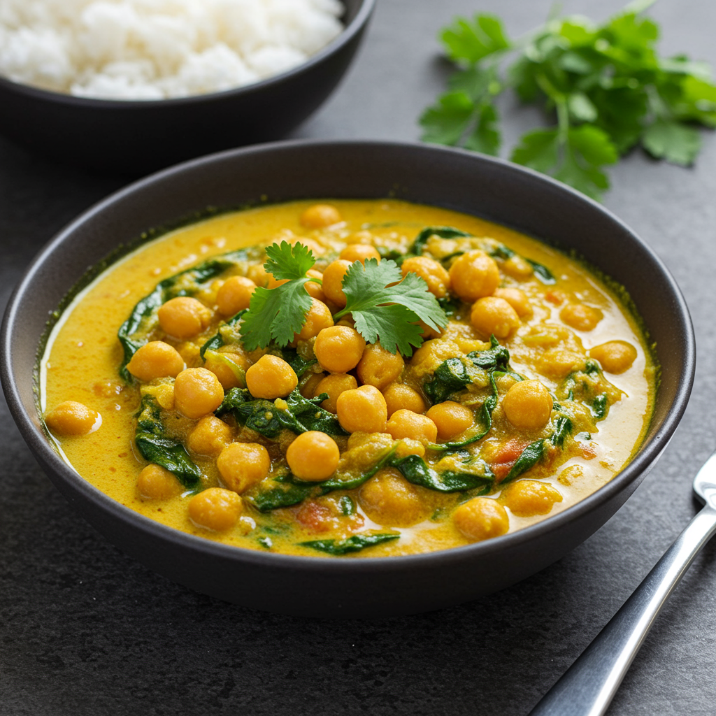 2. Curry de garbanzos indio: la perfección llena de proteínas