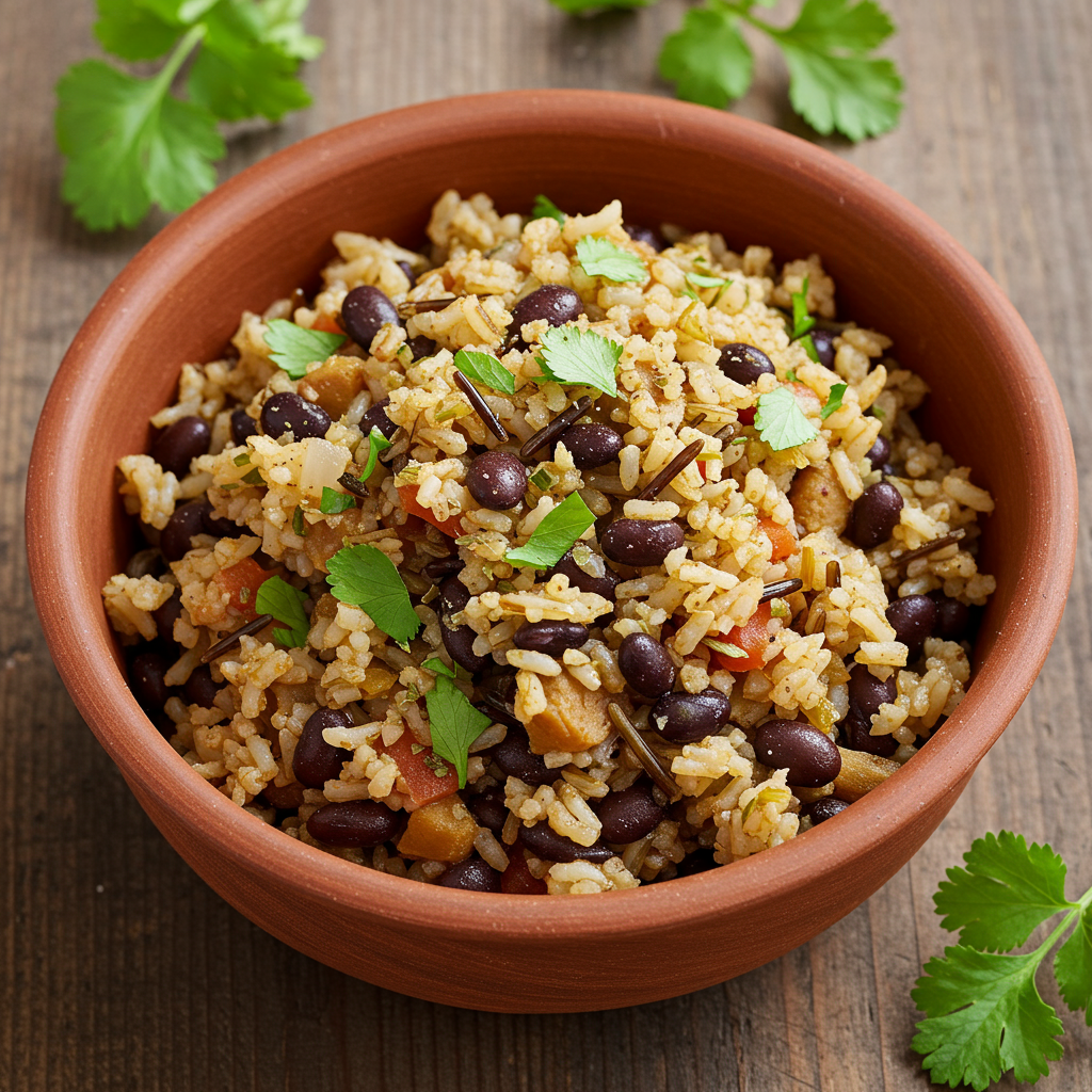 5. Arroz y frijoles modernos de Leticia