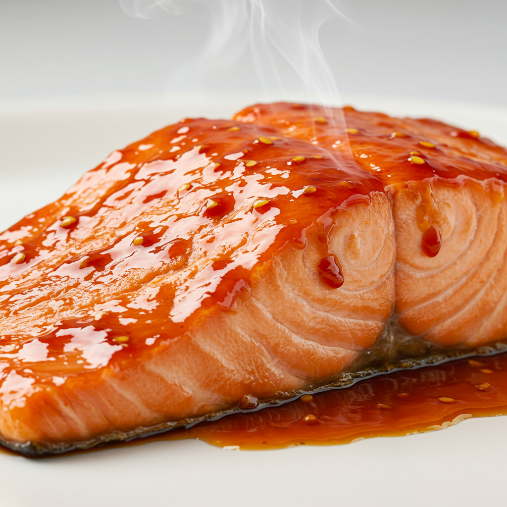 5. Salmón picante con sriracha y lima