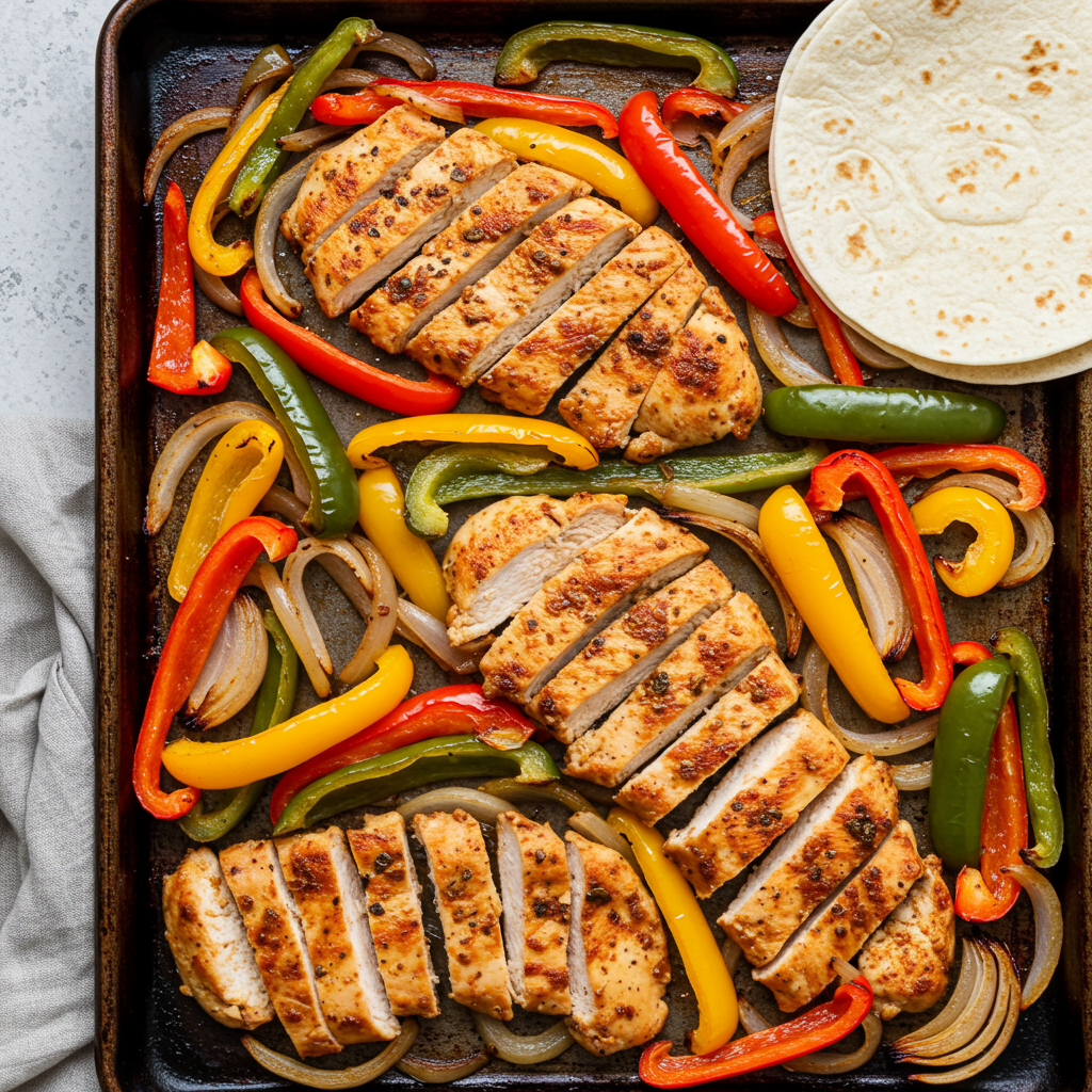 8. Fajitas al horno (para 12 personas)