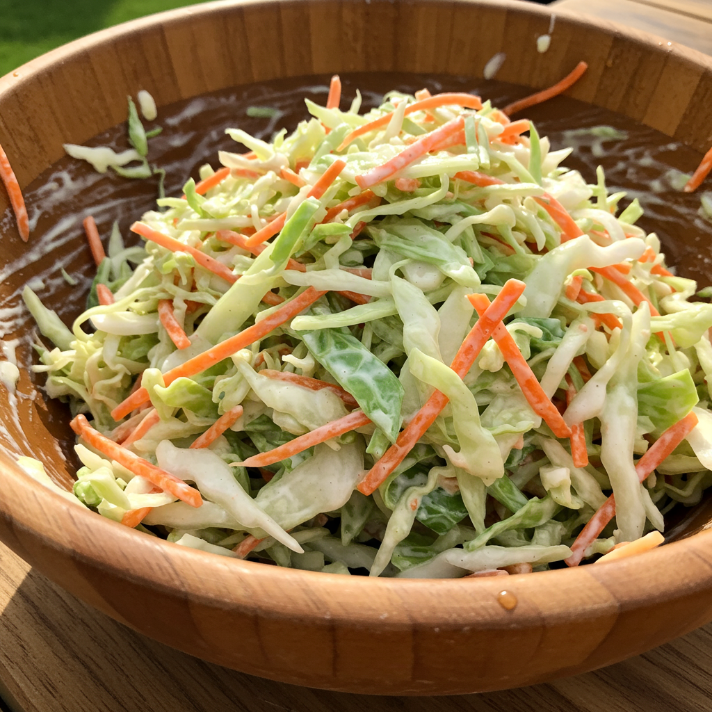 1. Ensalada de Col Clásica (Coleslaw)