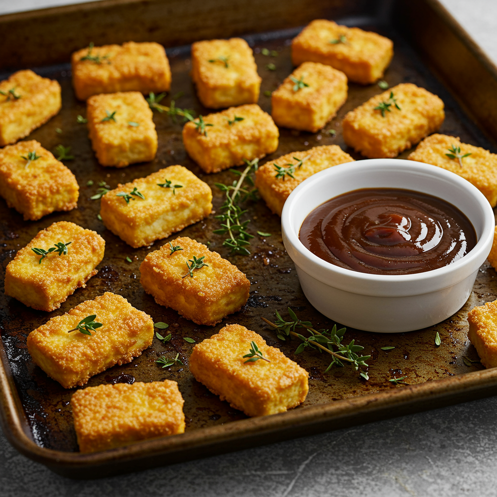 2. Nuggets de Tofu Crujientes al Horno