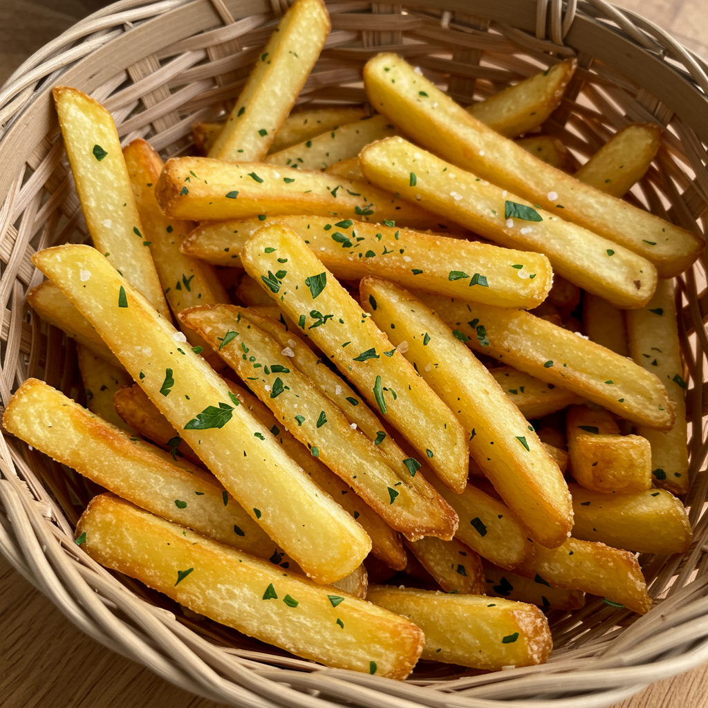 2. Patatas “Fritas” Perfectas y Saludables