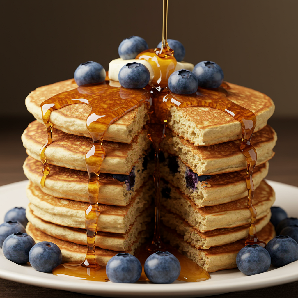 2. Tortitas de Arándanos Explosivas