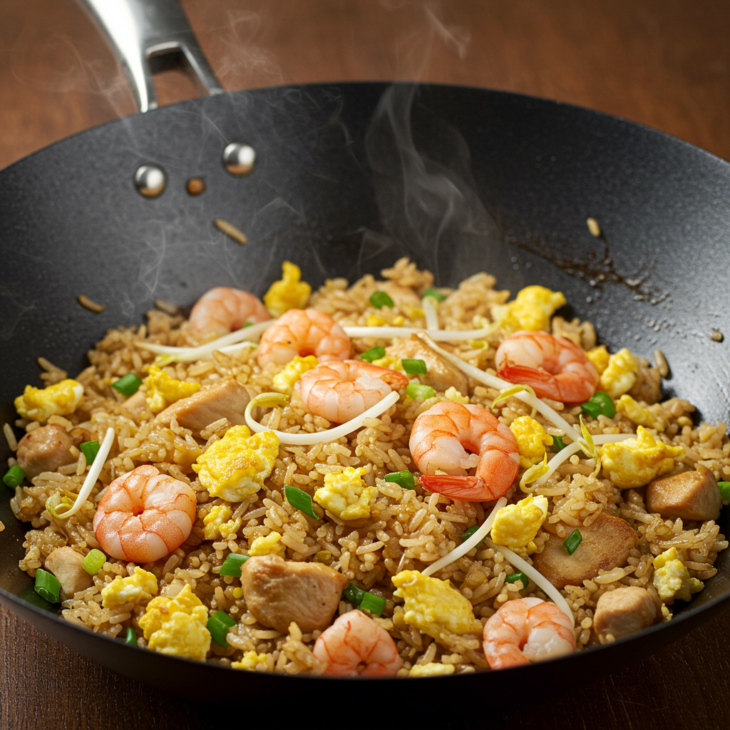 3. Arroz Frito Tres Delicias (Estilo Chaufa)