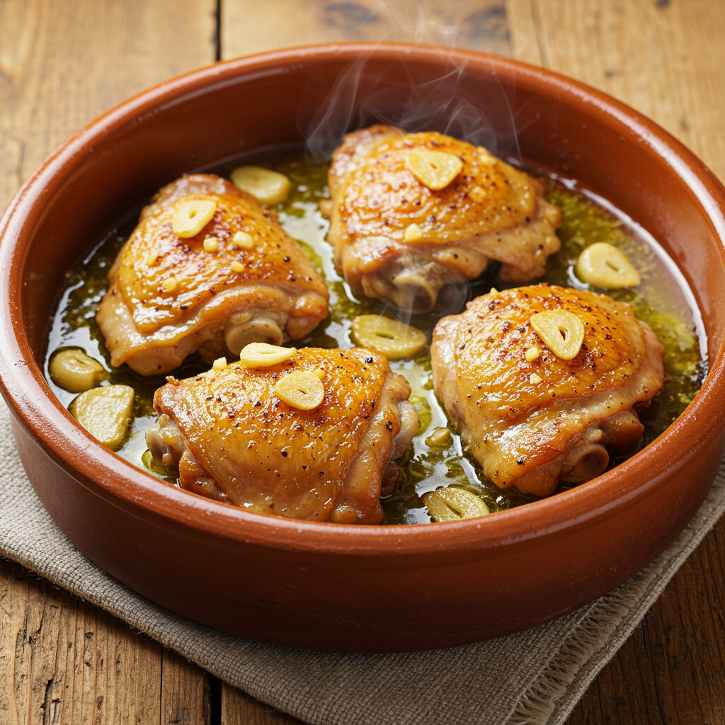 3. Muslitos de Pollo al Ajillo