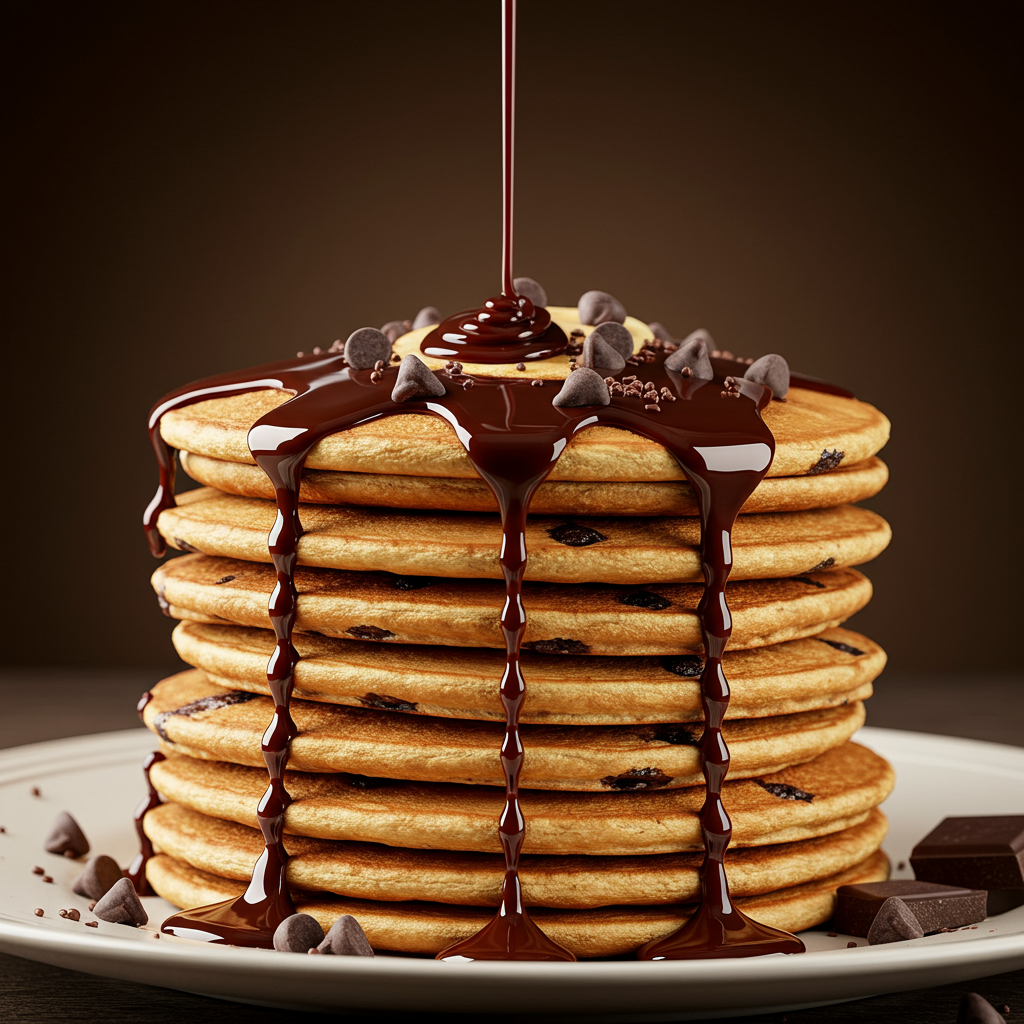 3. Tortitas con Chips de Chocolate