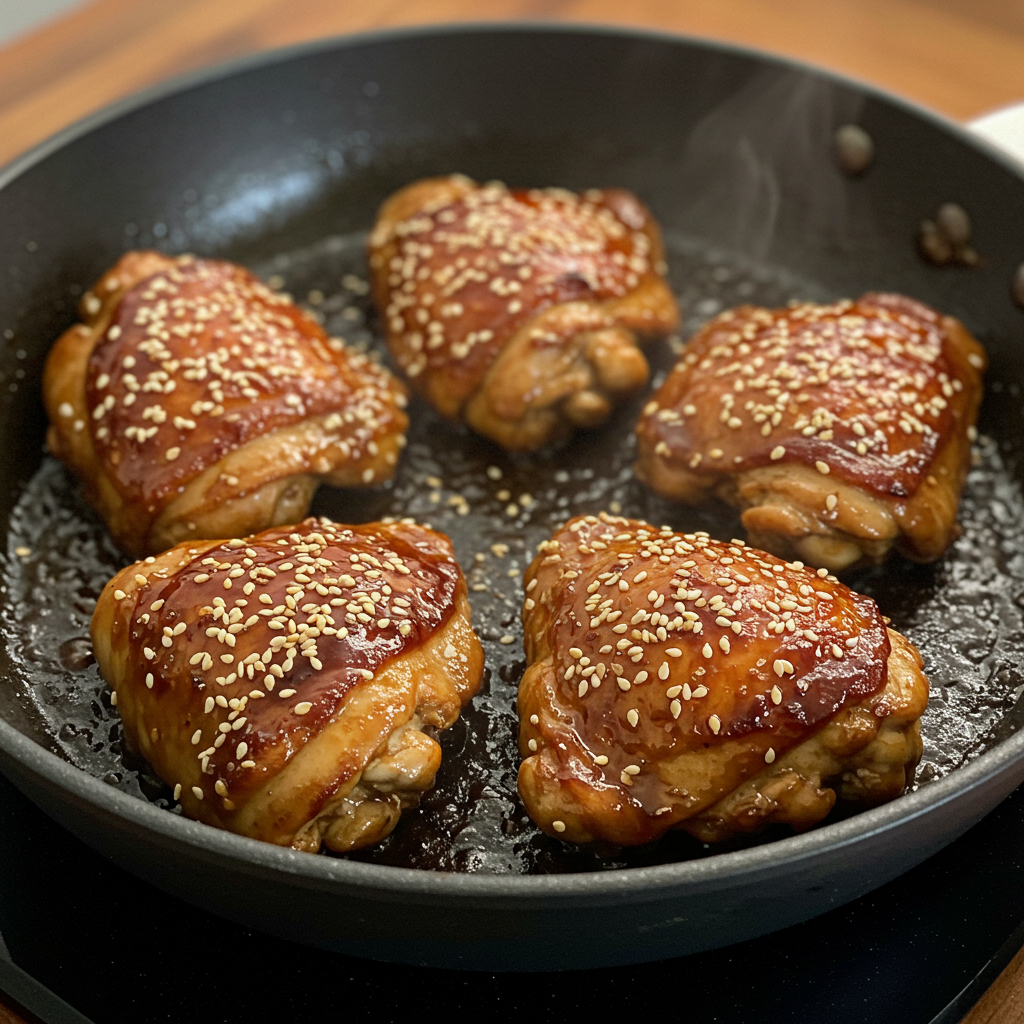 4. Muslitos de Pollo Teriyaki Casero