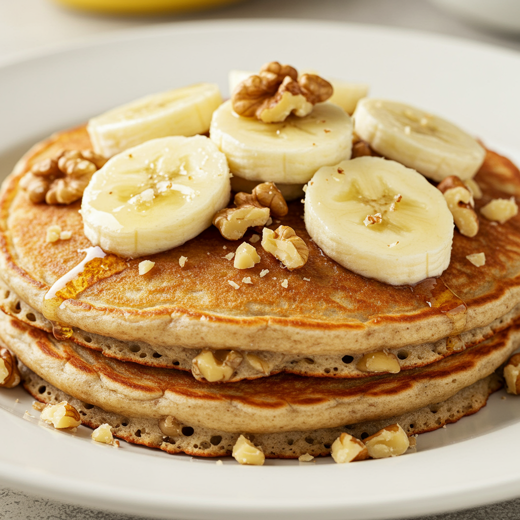 4. Tortitas de Plátano y Nuez