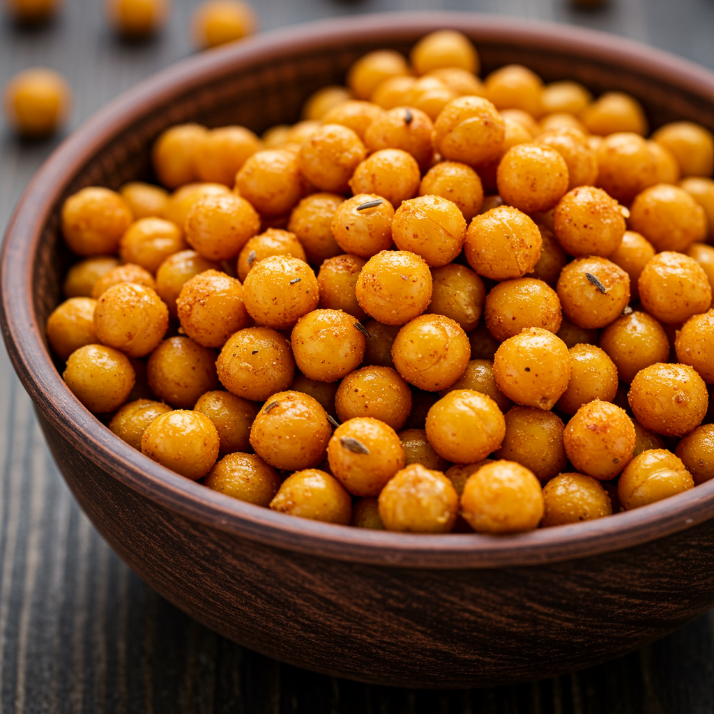 6. Garbanzos Especiados y Crujientes