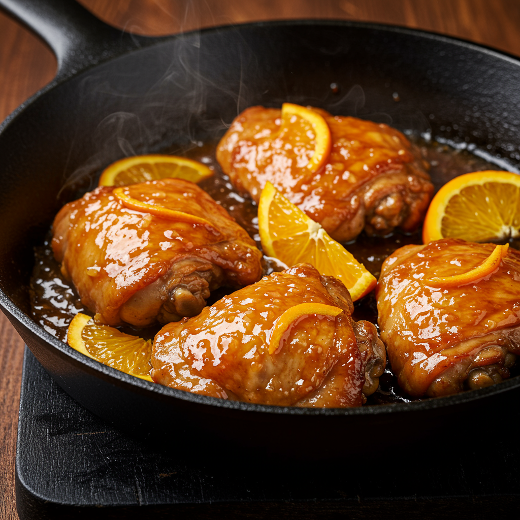 6. Muslitos de Pollo a la Naranja y Jengibre