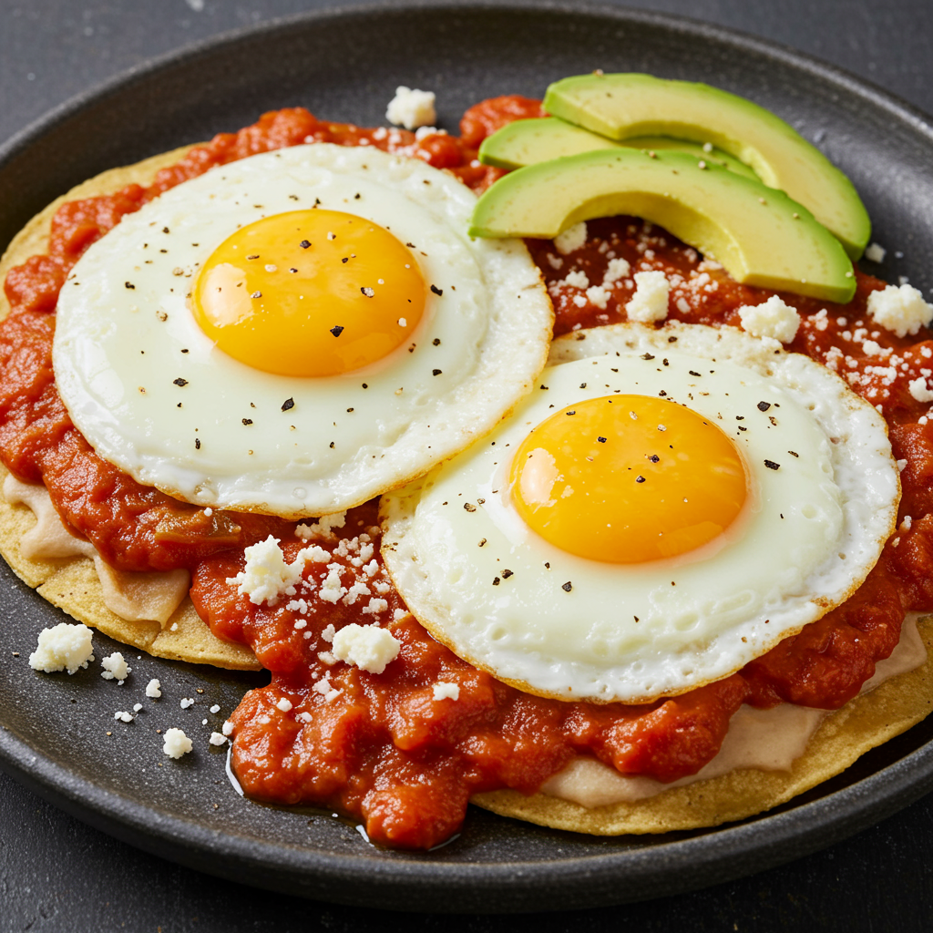 7. Huevos Rancheros Vegetarianos