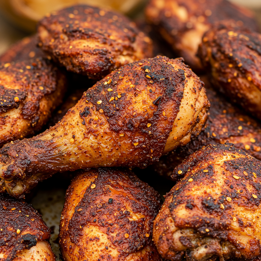 7. Para los Valientes: Pollo al Horno con Especias Cajún