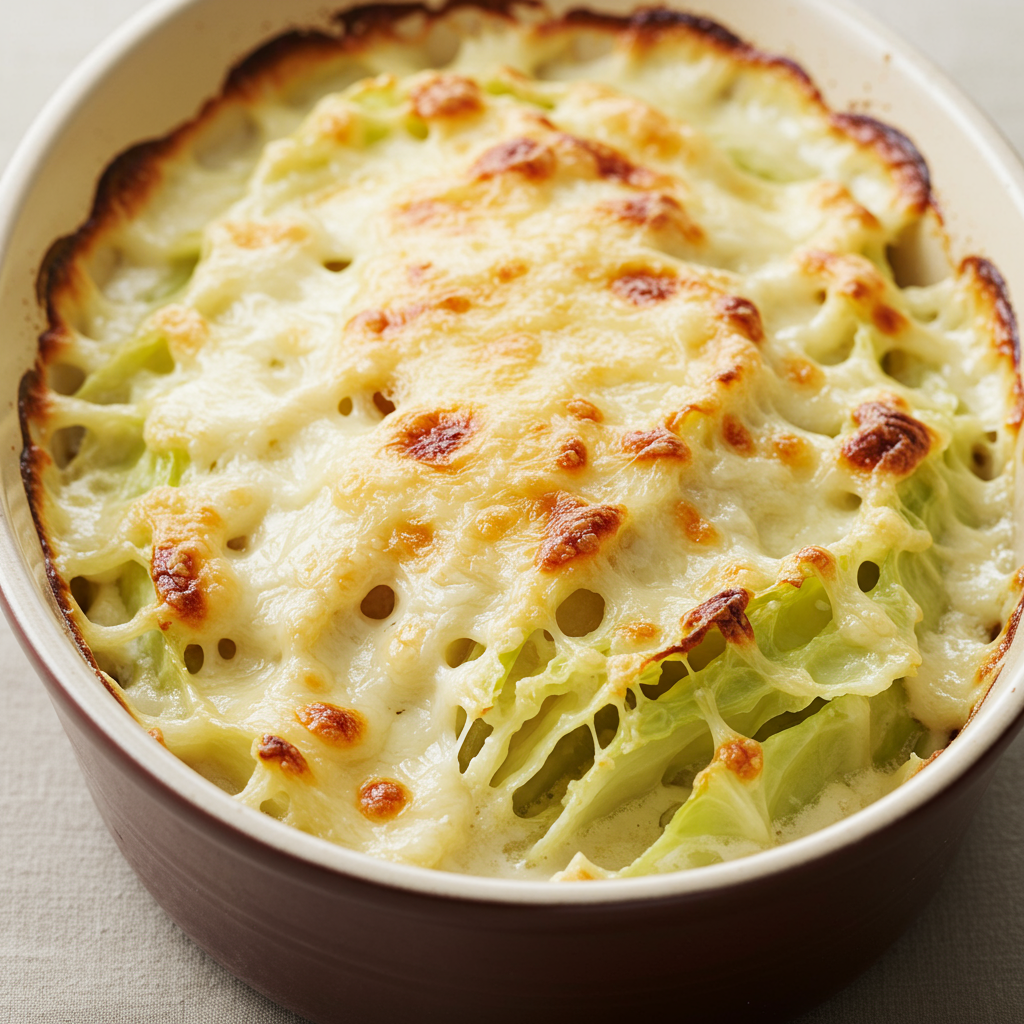 8. Gratén Cremoso de Repollo