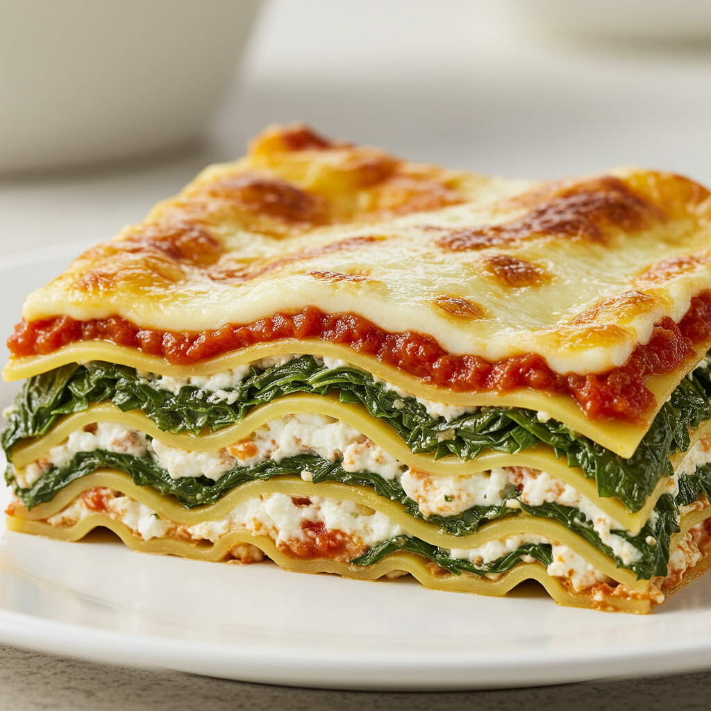 8. Lasagna de Acelgas y Requesón (Ricotta)