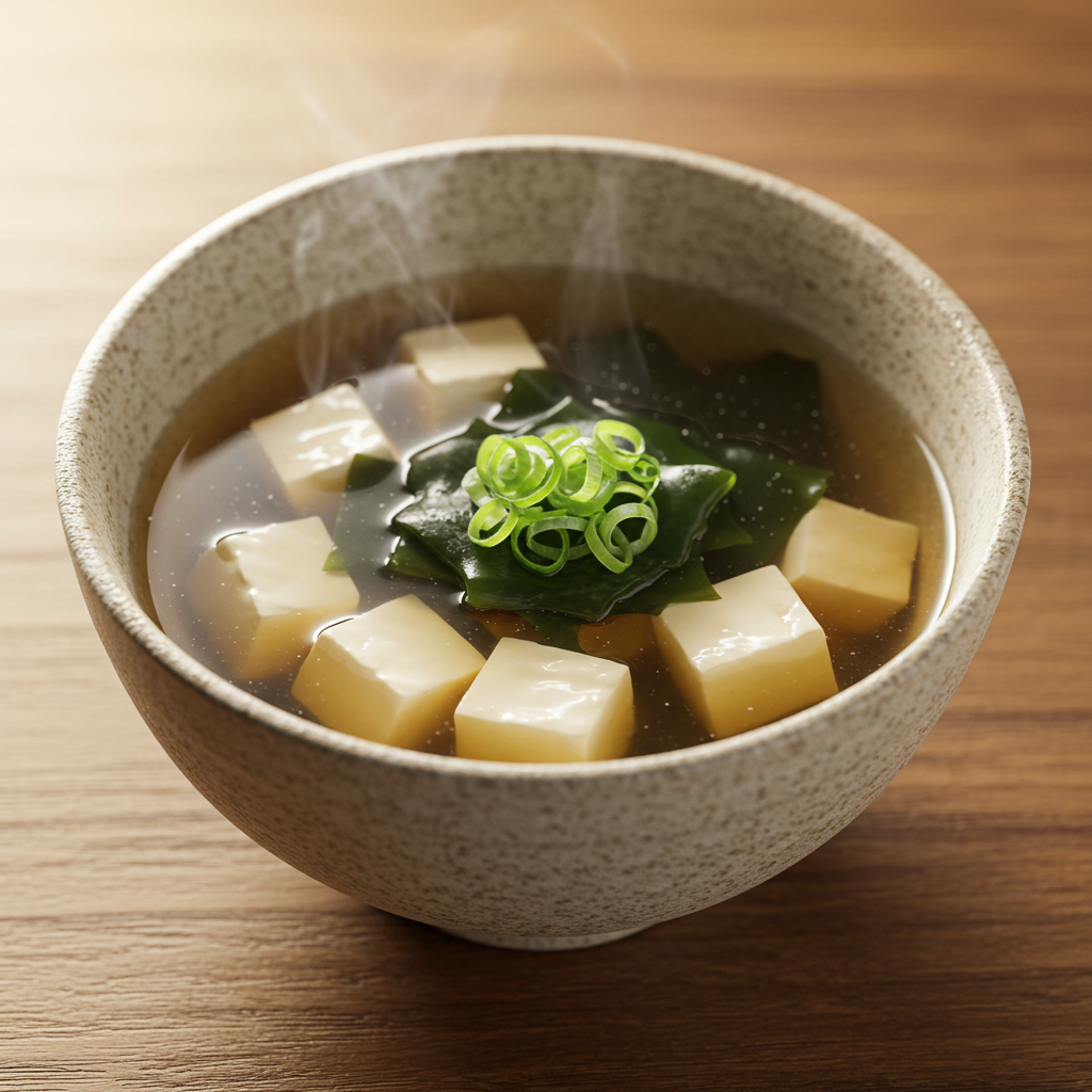 8. Sopa de Miso con Tofu Sedoso