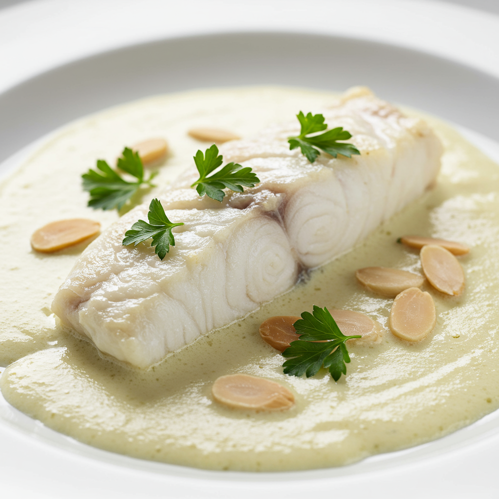 9. Merluza en Salsa de Almendras