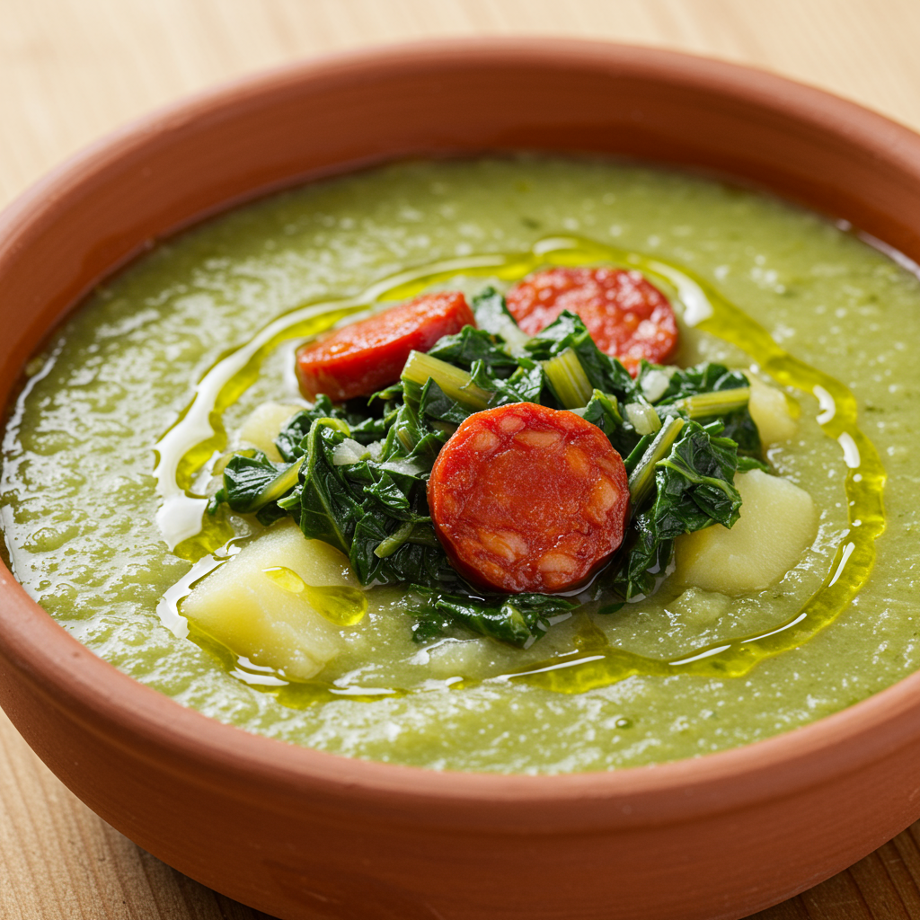 12. Caldo Verde con Acelgas y Patata