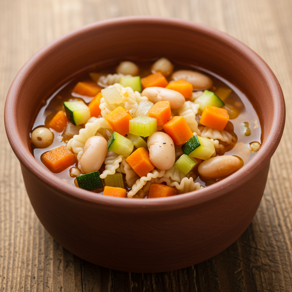 13. Sopa Minestrone con Alubias
