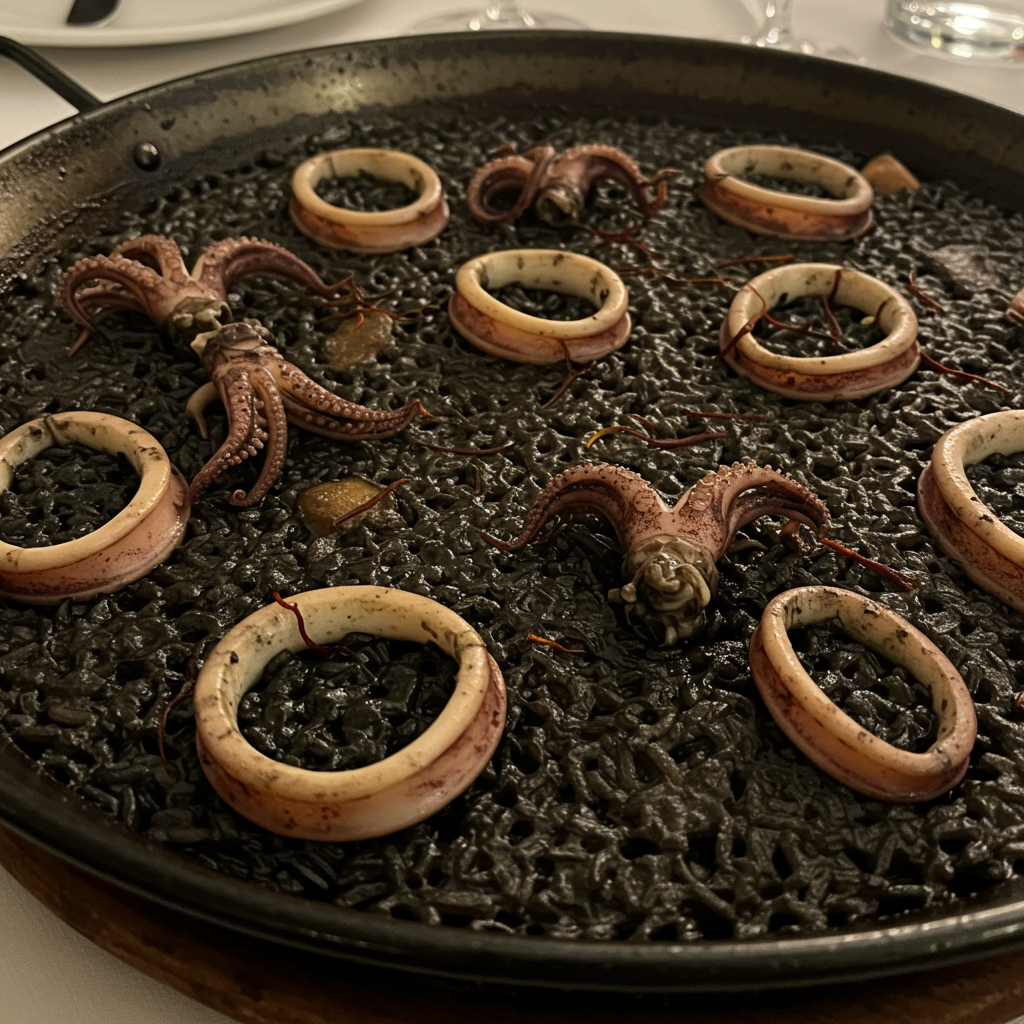 14. Arroz Negro con Calamares