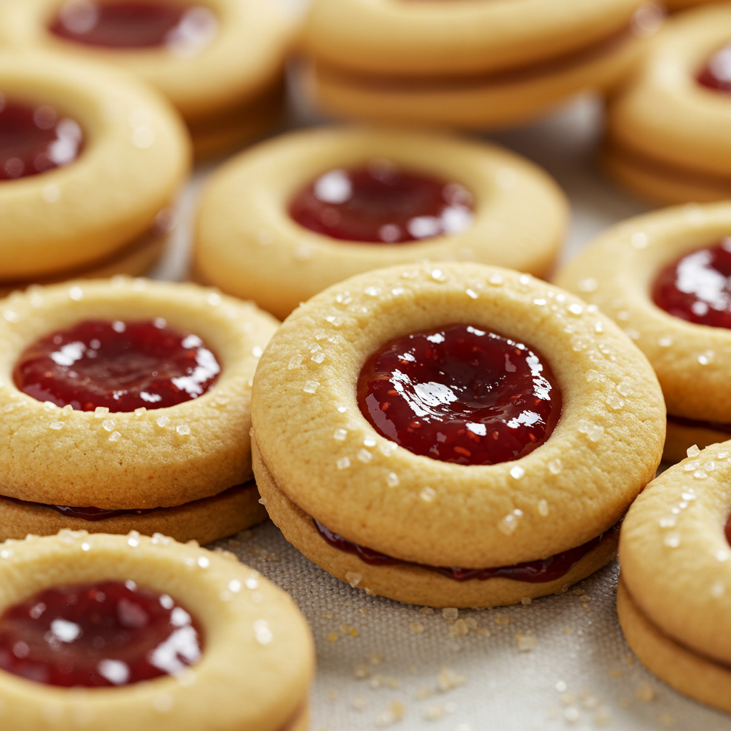 15. Galletas “Thumbprint” (con Mermelada)