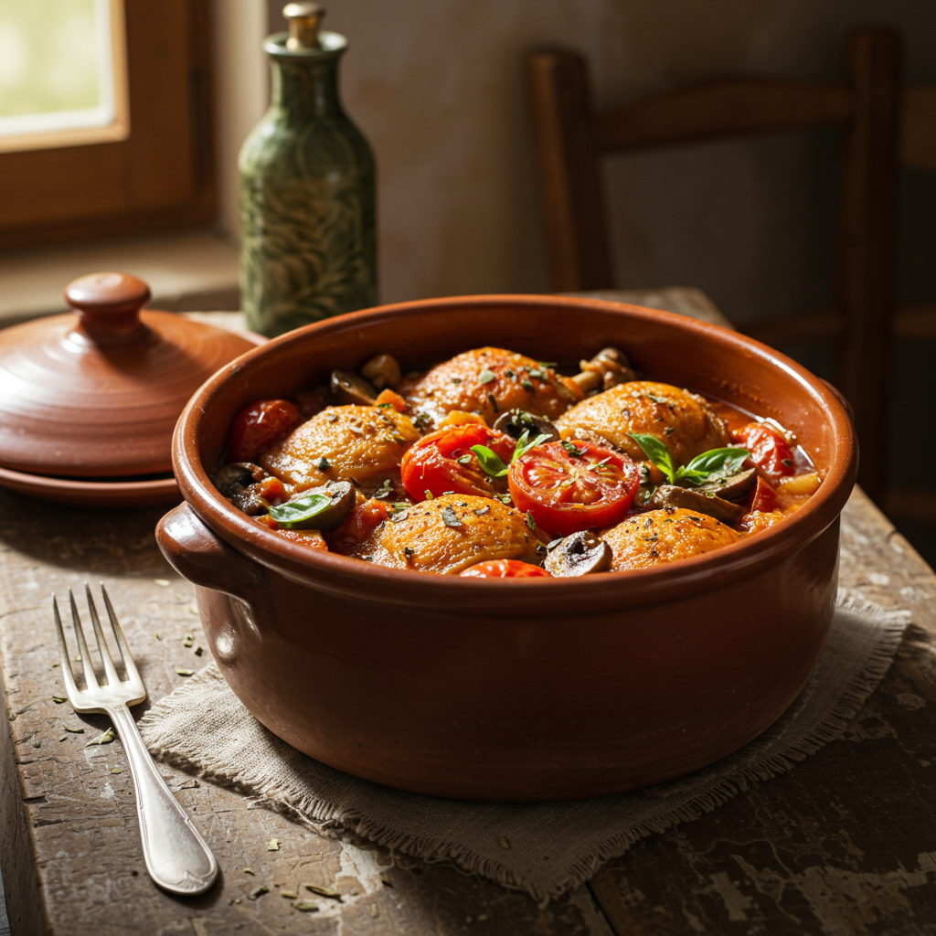 15. Muslitos de Pollo “Cacciatore” (Estilo Cazador)