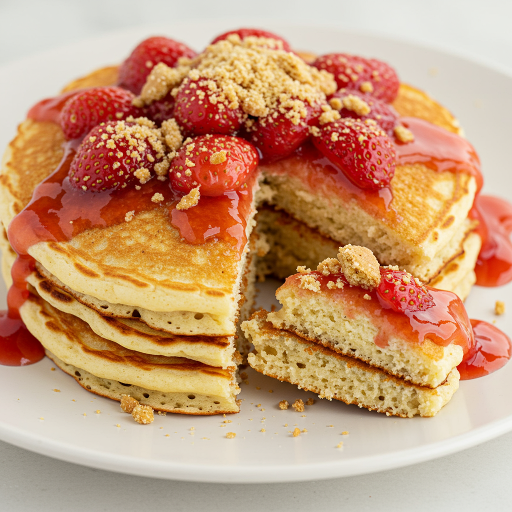 15. Tortitas de Tarta de Queso y Fresa