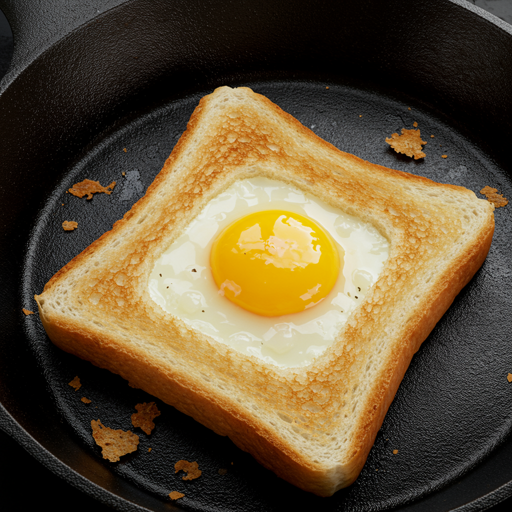 16. “Egg-in-a-Hole” o Huevo en un Agujero