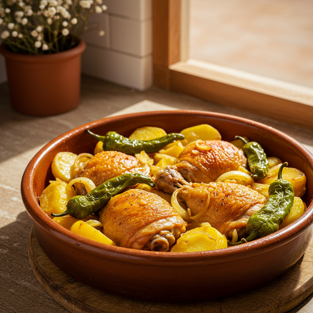 16. Muslitos de Pollo con Patatas a lo Pobre