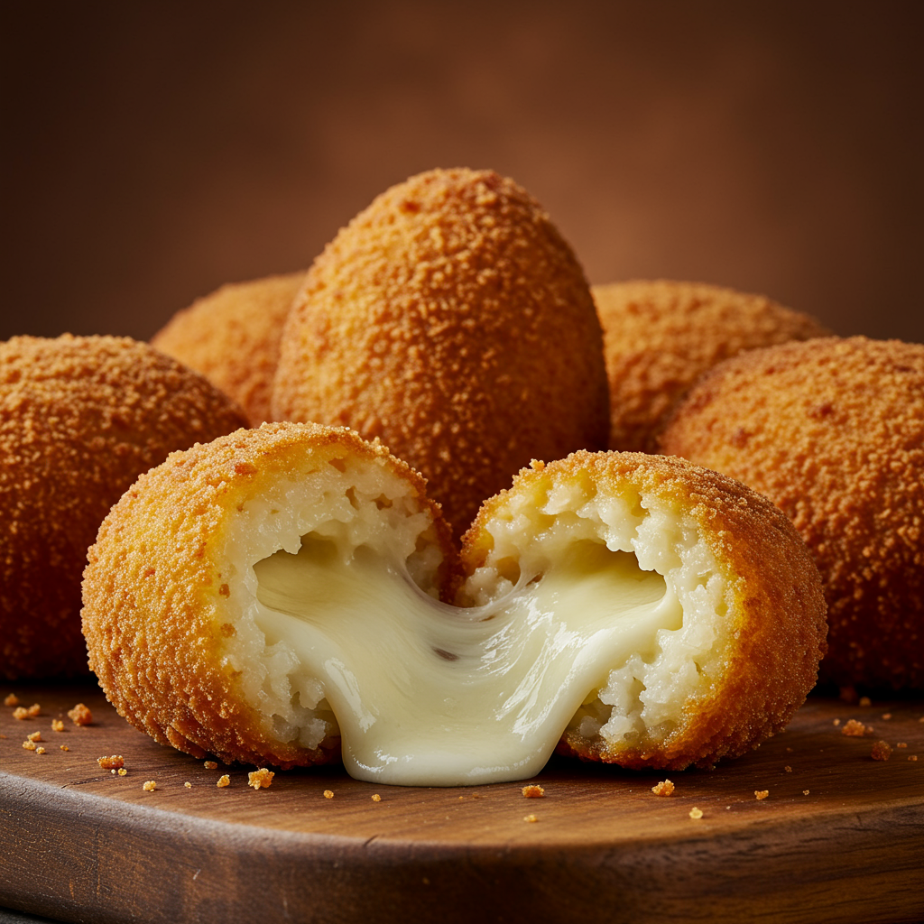 20. Bolitas de Arroz Rellenas (Arancini)