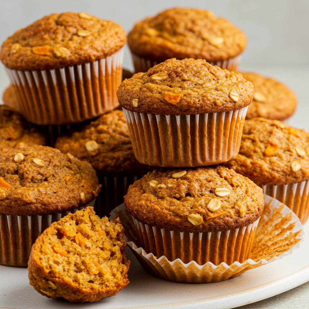 20. Muffins de Boniato y Avena