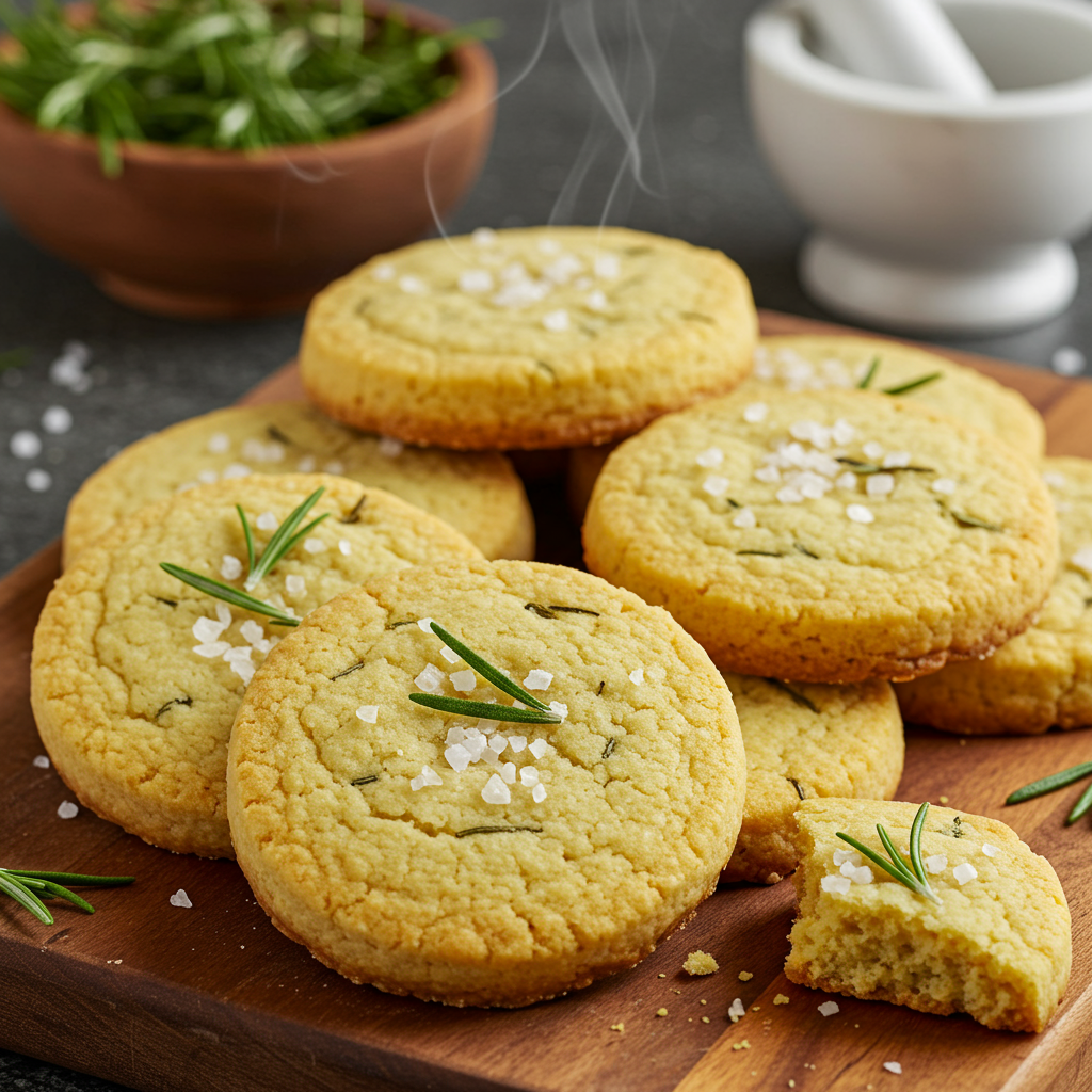 21. Galletas de Romero y Sal Marina