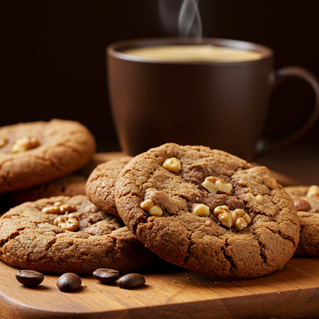 22. Galletas de Café y Nueces