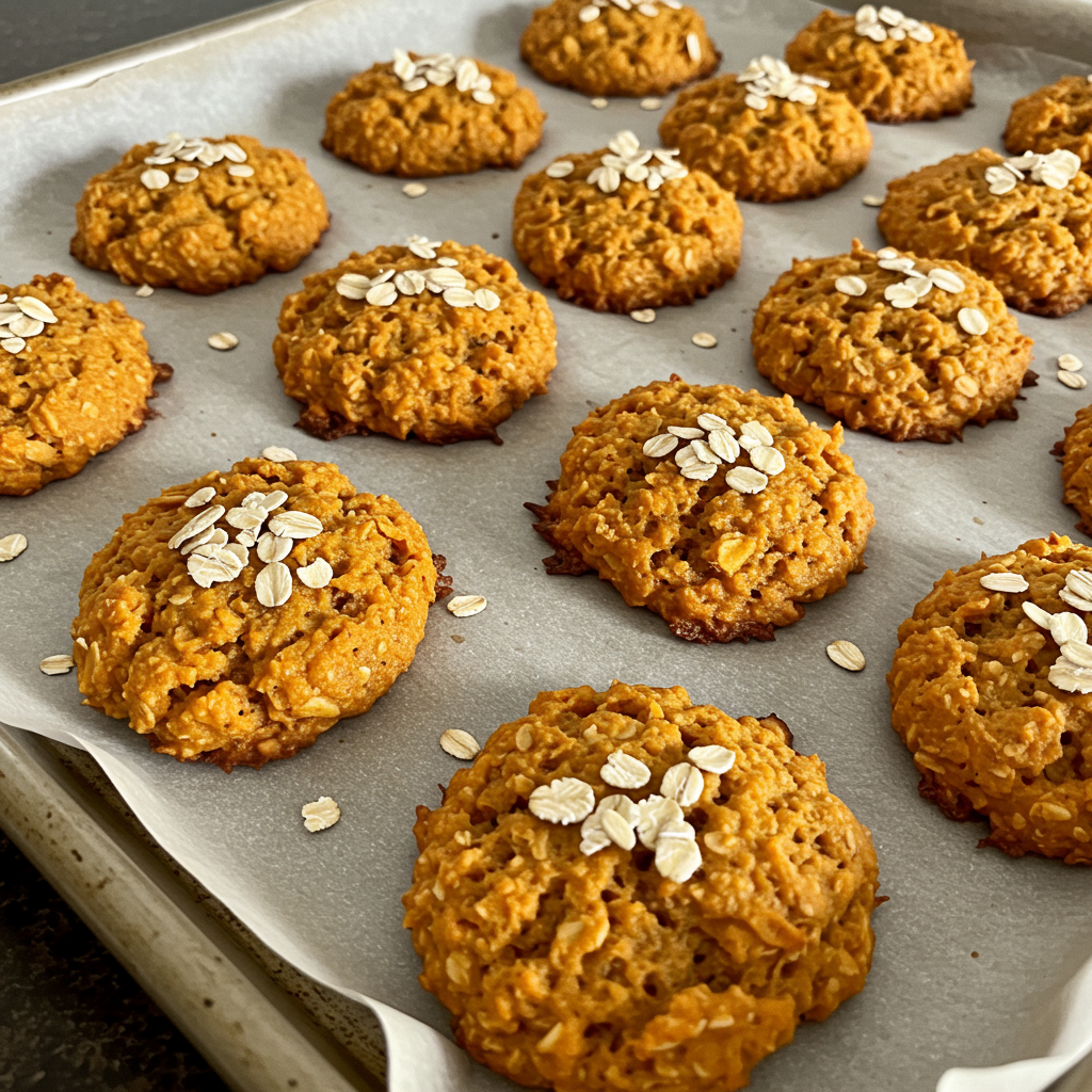 23. Galletas de Boniato y Avena (2 Ingredientes)