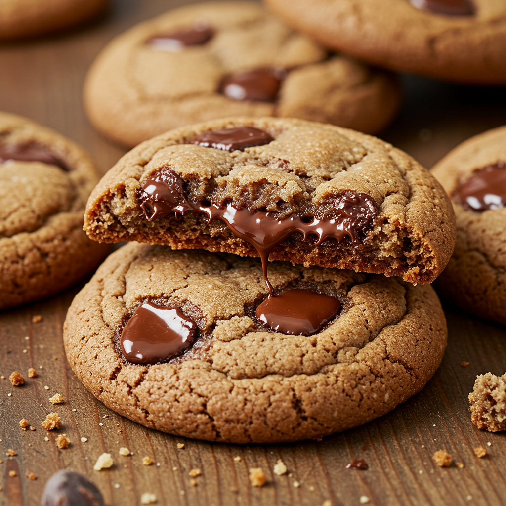 23. Galletas de Tahini y Chocolate